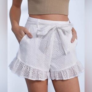 0222 - NWT Emma Eyelet Shorts